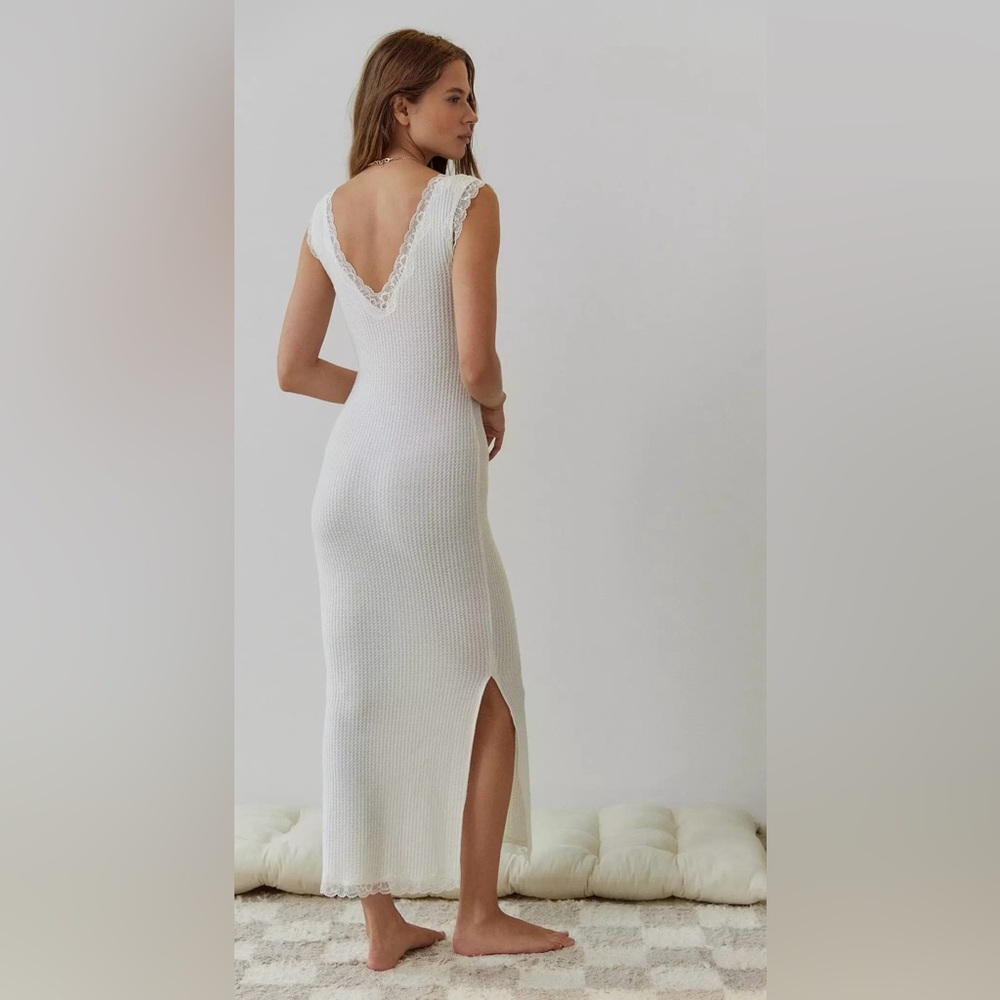 Out From Under Bea Cozy Lace-Trim Maxi Dress